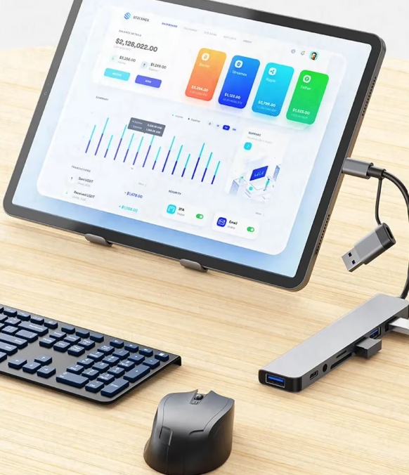 Copia de HUB 2 HUB USB C 5 EN 1