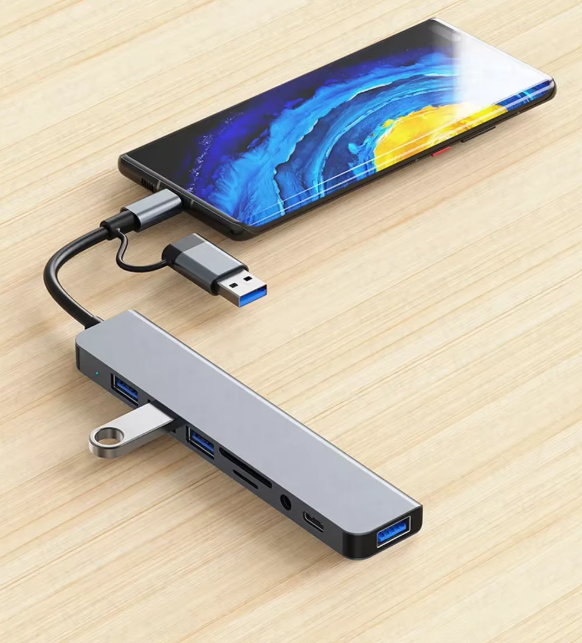 Copia de HUB 3 HUB USB C 5 EN 1